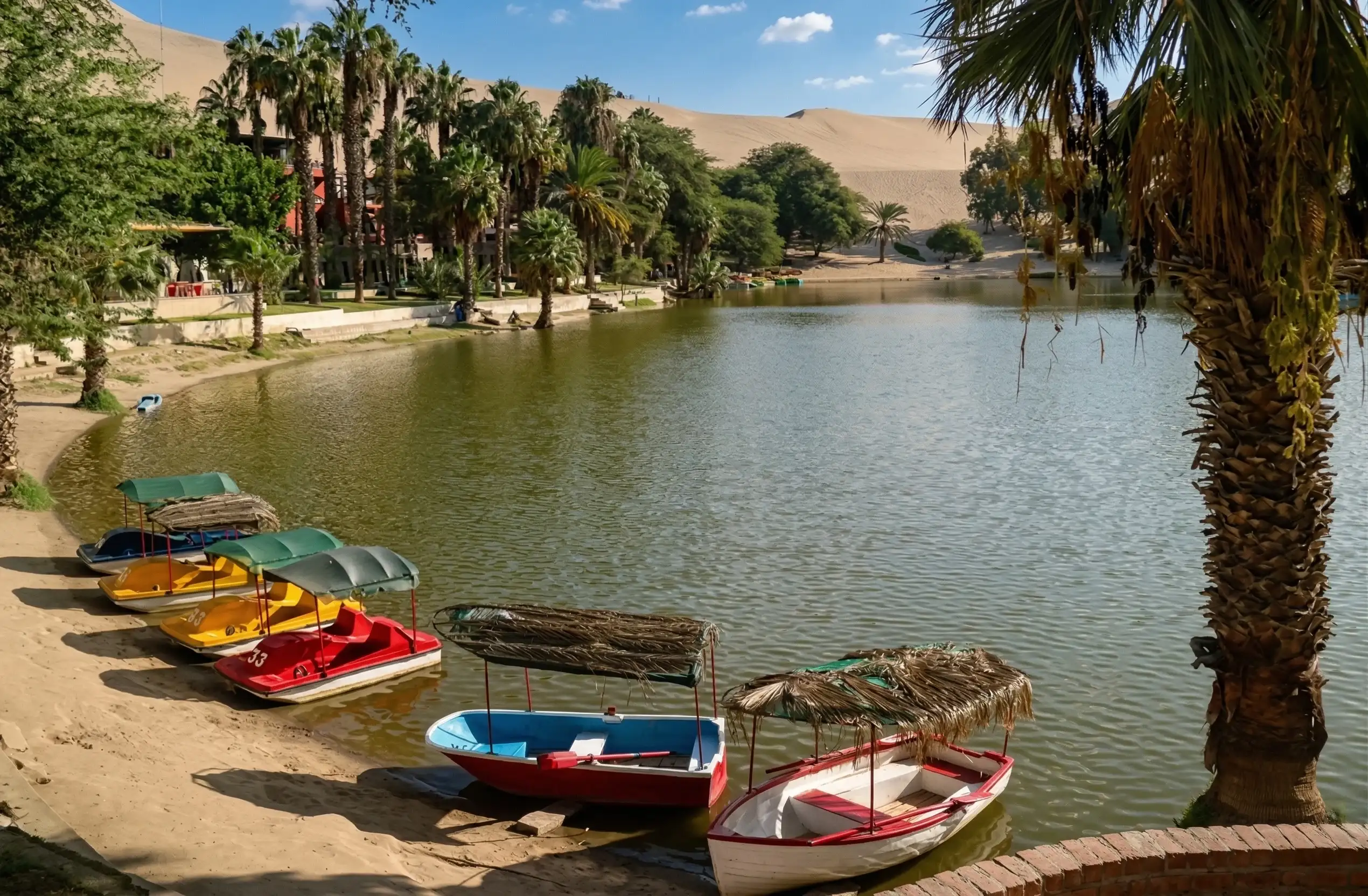 Embarcaciones rumbo a las Islas Ballestas