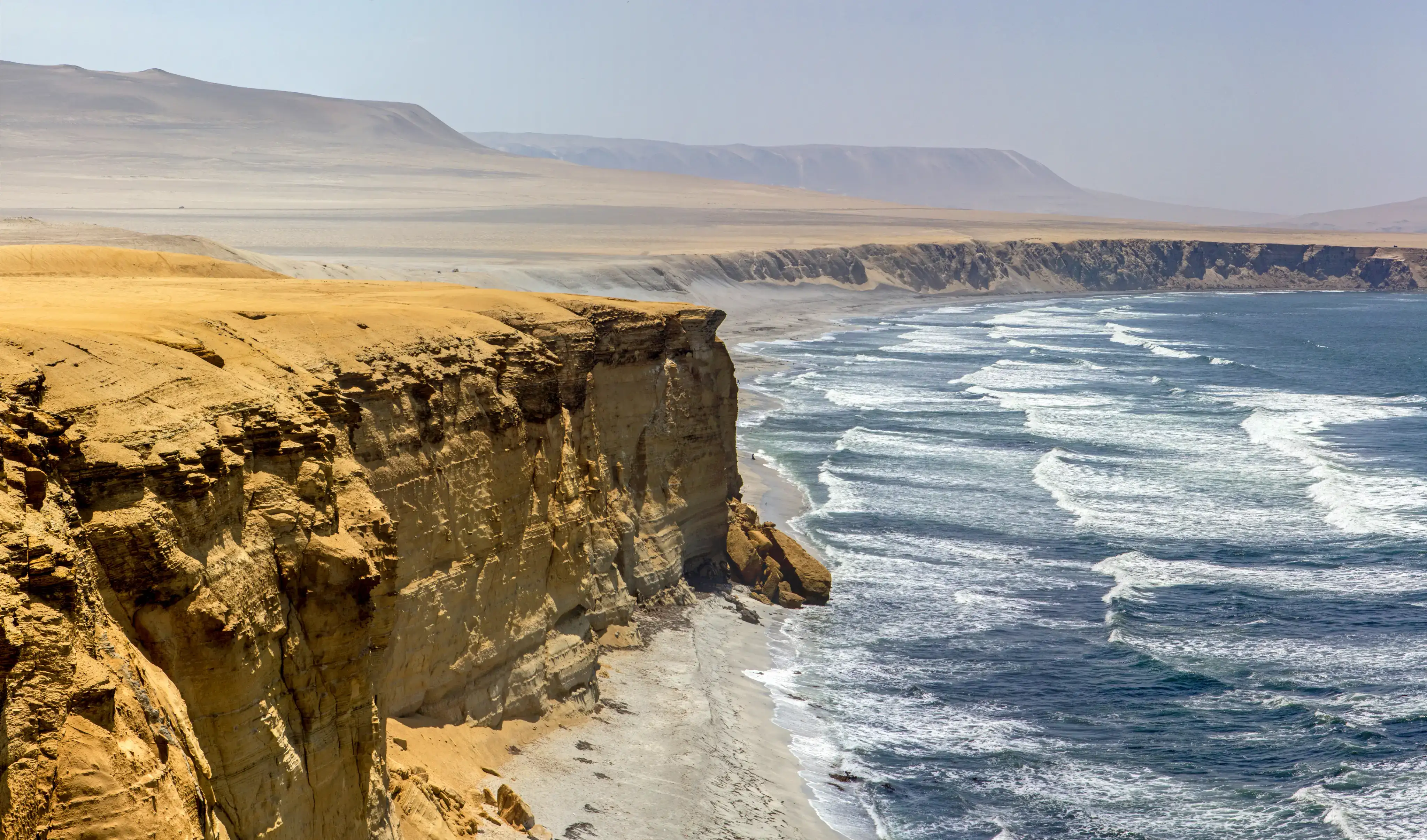 Vista de la Reserva Nacional de Paracas